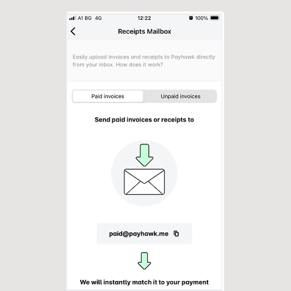 De verbeterde beveiligingsfunctie van Payhawk: automatisch scannen van bijgevoegde bestanden in de mailbox van de onderneming